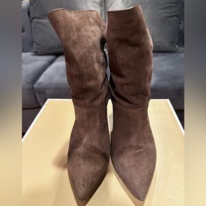 🚫SOLD🚫 Michael Kors Taupe Carey Bootie Leather